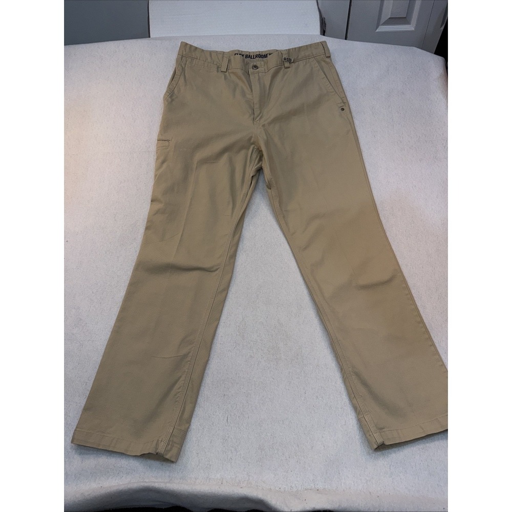 DULUTH TRADING Pants‎ Mens Flex Ballroom Khakis Chinos Tag 36x34 EUC